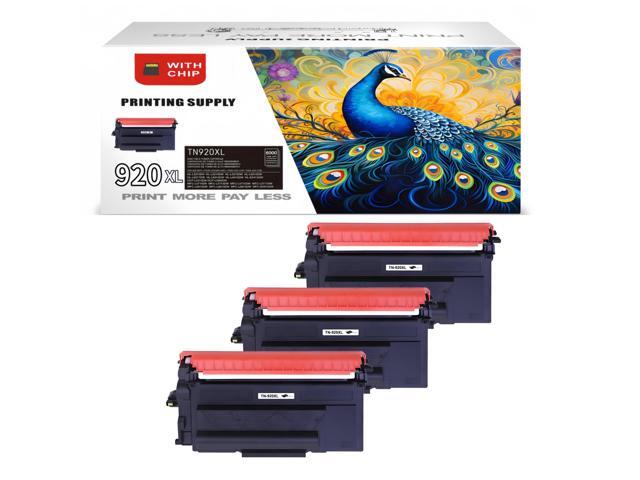 3PK TN920XL Black Toner Cartridge Compatible for Brother TN920 XL TN920, Fits for Brother HL-L6210DW HL-L6210DWT HL-L5210DN HL-L5210DW HL-L5210DWT...