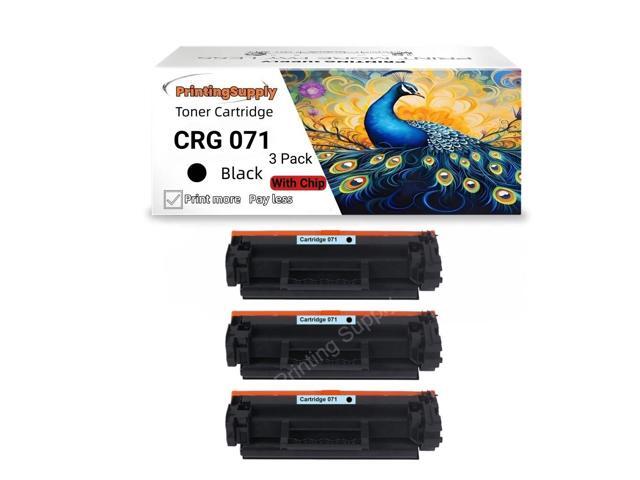 3 Pack 071 Black Toner Cartridge Compatible for Canon 071 CRG 071 CRG-071 Work with Canon ImageClass MF275dw MF274dn MF273dw MF272dw MF271dn...