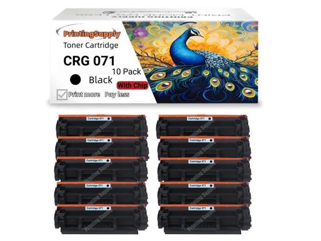 10 Pack 071 Black Toner Cartridge Compatible for Canon 071 CRG 071 CRG-071 Work with Canon ImageClass MF275dw MF274dn MF273dw MF272dw MF271dn...
