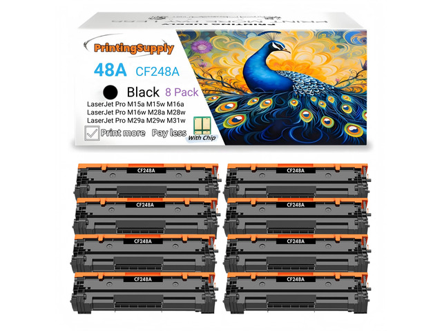 48A CF248A Toner Cartridge Compatible for HP 48A CF248A HP LaserJet Pro M15a M15w LaserJet Pro M16a M16w LaserJet MFP M28a MFP M28w LaserJet MFP...