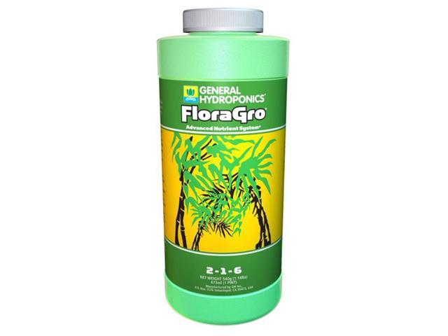 Photos - Power Saw General Hydroponics 2-1-6 FloraGro, Green Fertilizers, Natural, 1 Pint HGC