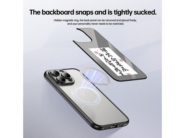 Mericonn NFC Smart E-Ink Screen Phone Case Cover For Apple iPhone 15 Pro Max Plus