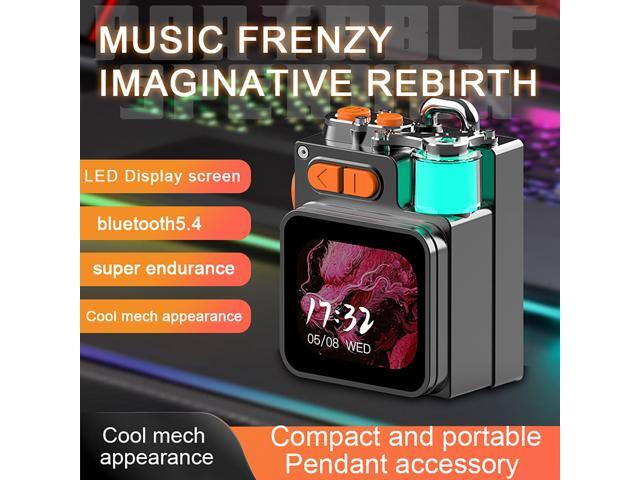 Mericonn 2025 Waterproof Bluetooth Speaker with Touch Screen - Portable Wireless Speaker, 360° Surround Sound, APP Control, RGB Lights, TF Card...