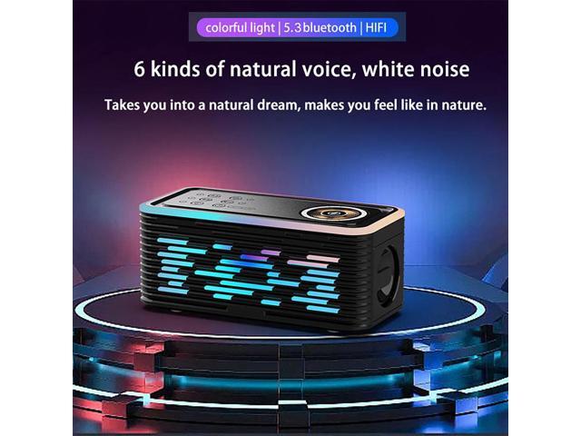 Mericonn MUSIC SYNC RGB Bluetooth Speaker with 15W Wireless Charger & Deep Bass, Dual Pairing, White Noise Mode, 20W Powerful Sound Portable Party...