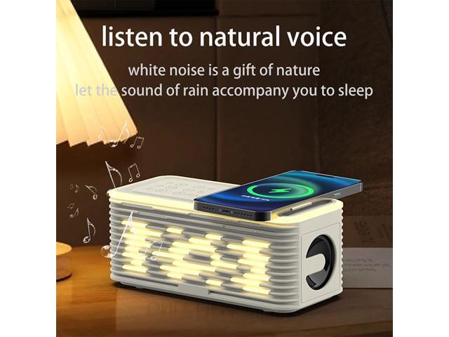Mericonn MUSIC SYNC RGB Bluetooth Speaker with 15W Wireless Charger & Deep Bass, Dual Pairing, White Noise Mode, 20W Powerful Sound Portable Party...
