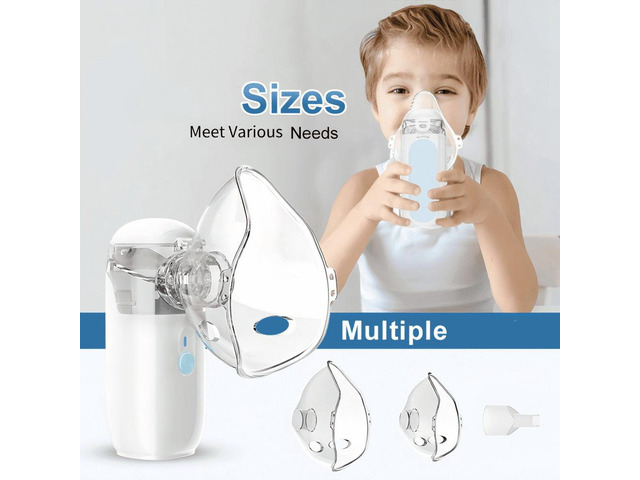 Mericonn Small Portable Humidifiers Machine Steam Inhalator USB Rechargeable three accessories easy to carry suitable for Adults & Kids and for Travel