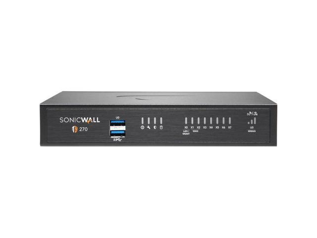 SonicWall TZ270 Firewall (Gen 7) w/ Secure Upgrade Plus (2-Year Advanced Protection Security Suite) 02-SSC-6844