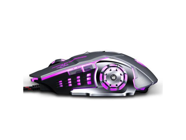Thunder Wolf Viper 8kHz ultra-light wired gaming mouse for both hands: the fastest gaming switch -20K DPI optical sensor-chroma RGB lighting-6...