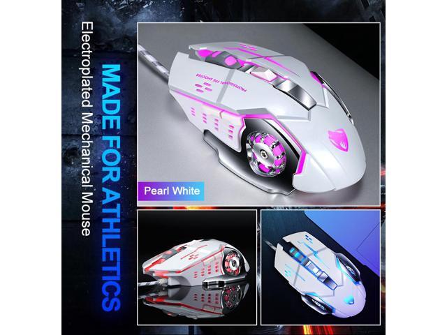 Thunder Wolf Viper 8kHz ultra-light wired gaming mouse for both hands: the fastest gaming switch -20K DPI optical sensor-chroma RGB lighting-6...