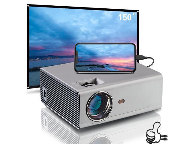 Portable Projector 720P Native, 3500 Lumens Mini Home Theatre Projector, Full HD 1080P Supported, 130" Display with Phone, Tablet, TV Stick, HDMI.