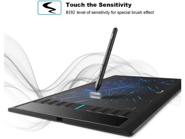 UGEE M708 Drawing Tablet, Graphics Tablet with Pressure Pen Stylus, 8 Hotkeys, 10 * 6 inch Drawing Area, Art Tablet for Artist, Easy to Use,...