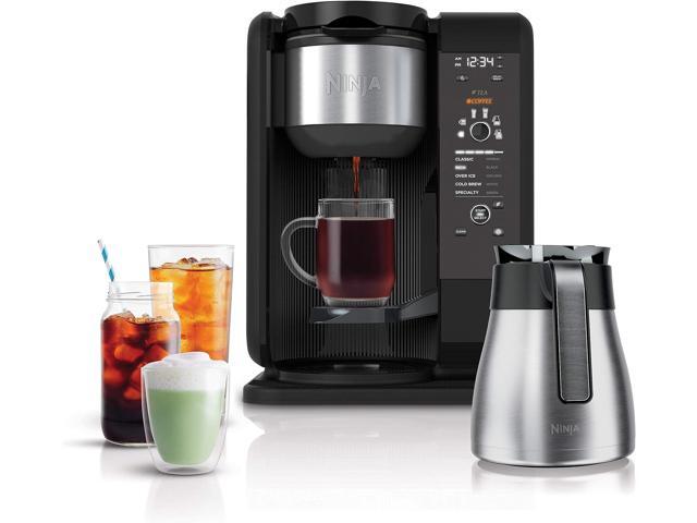 Ninja Hot and Cold Brewed System, Tea & Coffee Maker, with Auto-iQ, 6 Sizes, 5 Styles, 5 Tea Settings, 50 oz Thermal Carafe, Frother, Coffee & Tea.