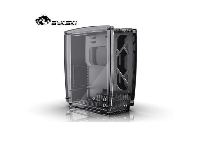 Bykski Water Cooling PC Computer Case, Open Tempered Glass Mid Tower Computer Cases