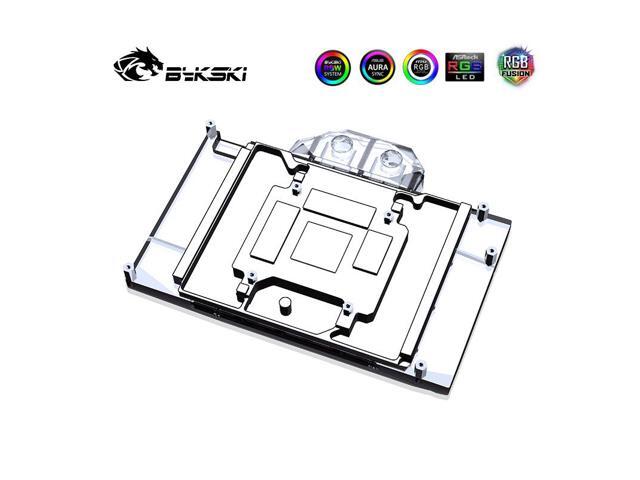 GPU Waterblock - for NVIDIA RTX 4080 AIC Reference Edition, PC GPU Water Liquid Cooling Block Cooler, with Metal Backplate 5V 3Pin RBW Lights