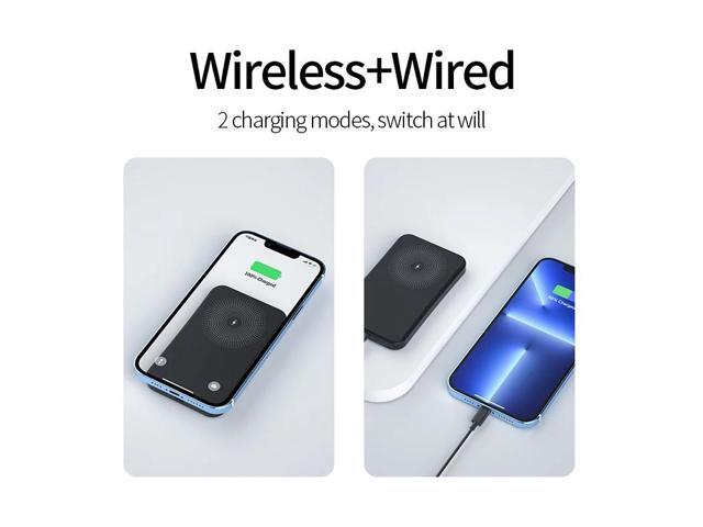 Bracket type magnetic wireless charging treasure 5000 mAh mobile phone portable power bank