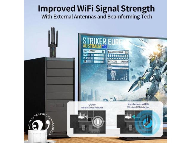 2026 New Essential WiFi USB Ethernet Adapter Basic Network Accessory for Home Office