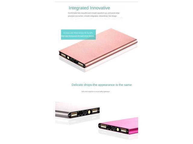 10000mAh Mobile Power Supply Portable Charger PowerBank Ultra-thin Fast Charger IPhoneMobile Phone External BackupBattery