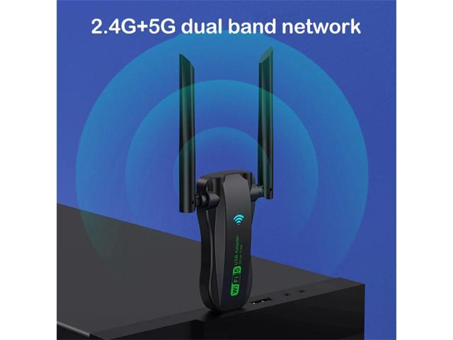 2026 NEW 1300Mbps Gigabit 5G dual-band driver-free USB wireless network card Wi-Fi 6 computer wireless receiver Wifi Adapter WiFi Usb 3.0 Adapter...