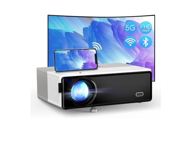 WiFi Projector, Native 1080P Projector Full HD Support 4K,9600 Lumen TV Projectors, Bluetooth Projector with 10W Speaker, WiFi Bluetooth Home Cinema.