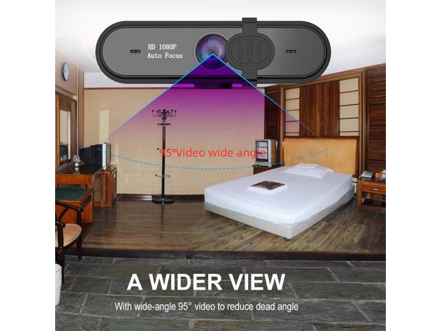 Web Camera Full HD 1080P/30FPS Webcam Live Streaming Camera with Noise Reduction Microphone,Autofocus & Privacy Cover,Highest Resolution...