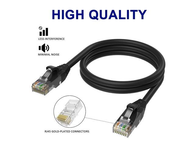 Cat 6 Ethernet Cable 10 Ft-3 Pack,High Speed Short Patch Cables Internet Cables, Soft Flexible Cat6 RJ45 LAN Network Cable Cord Faster Than Cat 5e...