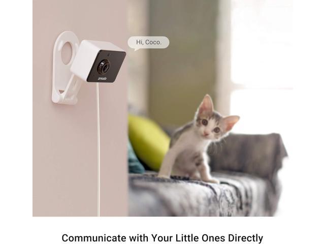 Zmodo Mini Pro, 1080P Plug-In Wireless Security Camera, Indoor Smart Home Camera with AI Motion Detection, Pet Nanny Cam, Night Vision, 2-Way...