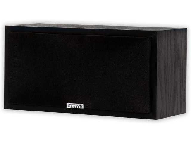 Acoustic Audio PSC-32 Center Channel Speaker 125 Watt 2-Way Home Theater Audio, Black