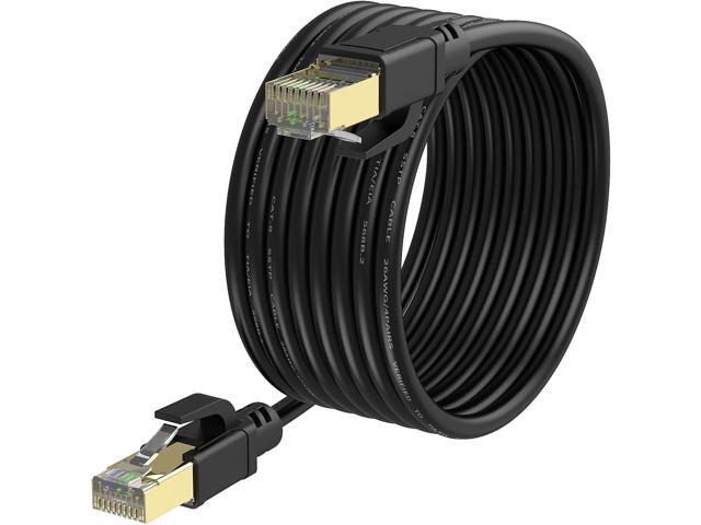 Cat8 Ethernet Cable 150ft, Internet Network Cord, 40Gbps 2000Mhz LAN Wires, High Speed SSTP LAN Cables with Gold Plated RJ45 Connector for Router,...