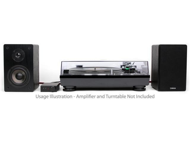 Micca MB42 Bookshelf Speakers for Home Theater Surround Sound, Stereo, and Passive Near Field Monitor, 2-Way (Black, Pair)
