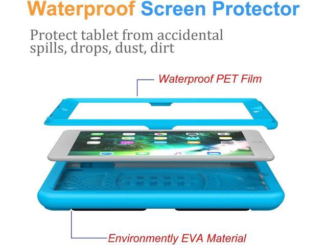 BMOUO Kids Case for iPad 6th/5th Generation (iPad 9.7-inch, 2017/2018), iPad 9.7/Air 2 Cas e with Screen Protector, Shockproof Handle Stand iPad...