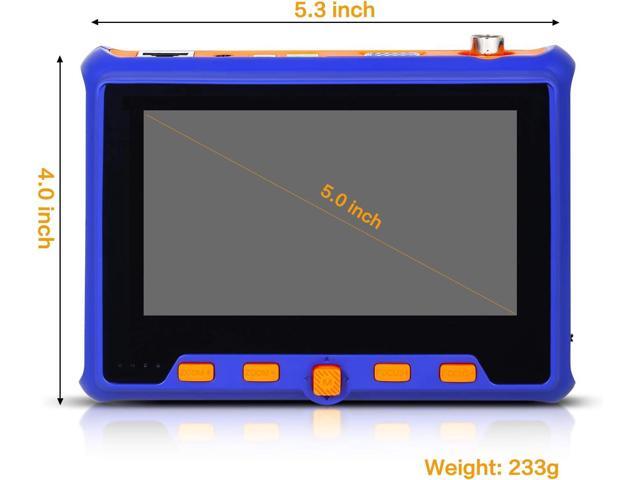 Portable Wrist CCTV Tester,5'' LCD Monitor,HDMI in &VGA in,Camera Debugging Helper