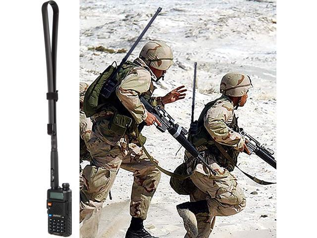 2 Pack-29 Inch Foldable/Tactical Raido Antenna Walkie Talkies Dual Band UV VHF/UHF 144/430Mhz Antennas Two Way Radio Connector for Kenwood Baofeng...