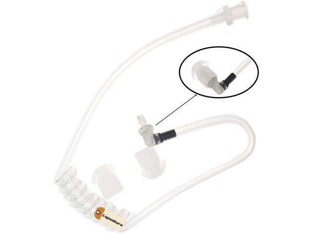 Lsgoodcare 20Pcs Replacement Covert Acoustic Air Coil Audio Tube Earbuds Compatible for Motorola Kenwood Icom Yaesu Two Way Radio Earpiece
