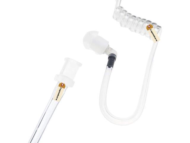 Lsgoodcare 20Pcs Replacement Covert Acoustic Air Coil Audio Tube Earbuds Compatible for Motorola Kenwood Icom Yaesu Two Way Radio Earpiece