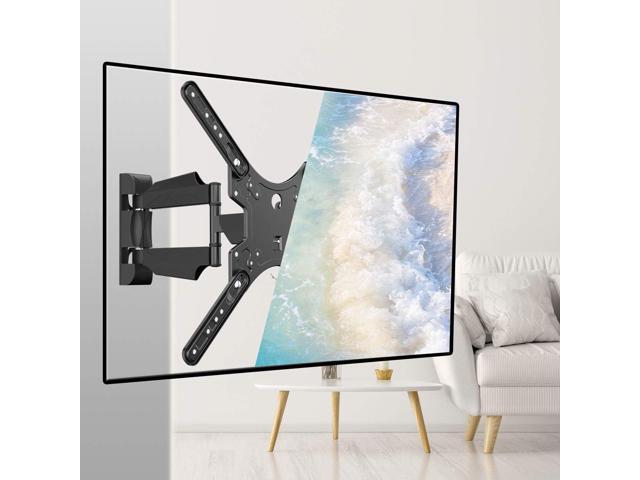 Suptek Adjustable TV Wall Mount Swivel and Tilt TV Arm Bracket for Most 32-55 inch LED, LCD Monitor and Plasma TVs up to 70lbs VESA up to 400x400mm...