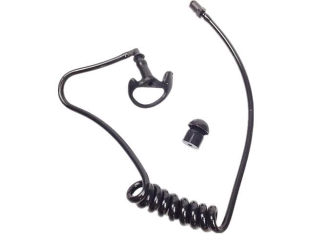 Lsgoodcare Replacement Acoustic Coil Audio Mic Tube with Earbuds Compatible for Motorola Kenwood Icom Two Way Radio Acoustic Tube Earpiece Replacement