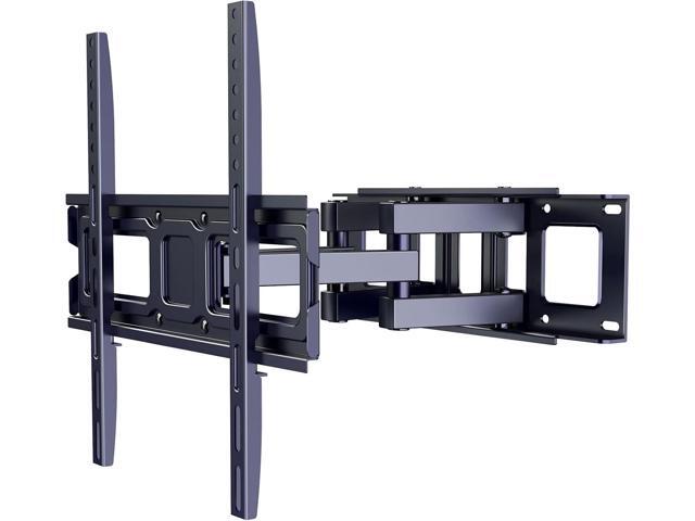 Full Motion TV Wall Mount Bracket, Dual Articulating Swivel Extension Arm for Most 26-55 Inch LED, LCD, OLED Flat Curved TVs with Max VESA...