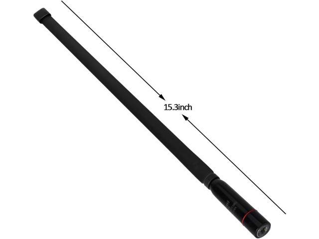 HYS SMA Male Antennas Foldable CS Tactical Dual Band 15.3-Inch 2m/70cm Antenna for VHF-UHF TYT DP-290 DP-280Plus MD-380 YAESU VX-3R VX-5R VX-6R...