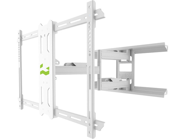 Kanto PDX650W Full Motion Articulating TV Wall Mount for 37-inch to 75-inch TVs Low Profile with 22' Extension Integrated Cable Management ...