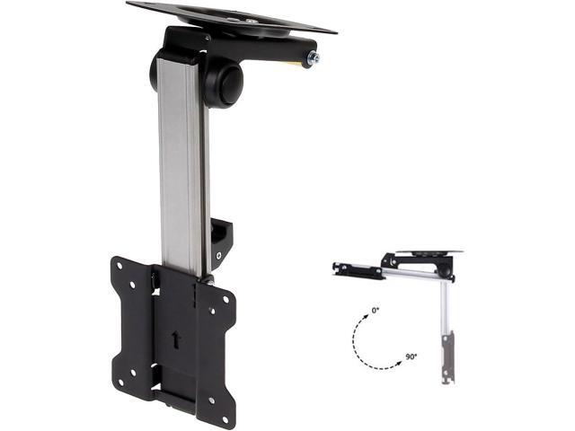 InstallerParts 13'-27' RV TV Ceiling Mount - Aluminum Bracket, Fold Down for LED, LCD, Monitor, Flat Screens 75x75 & 100x100