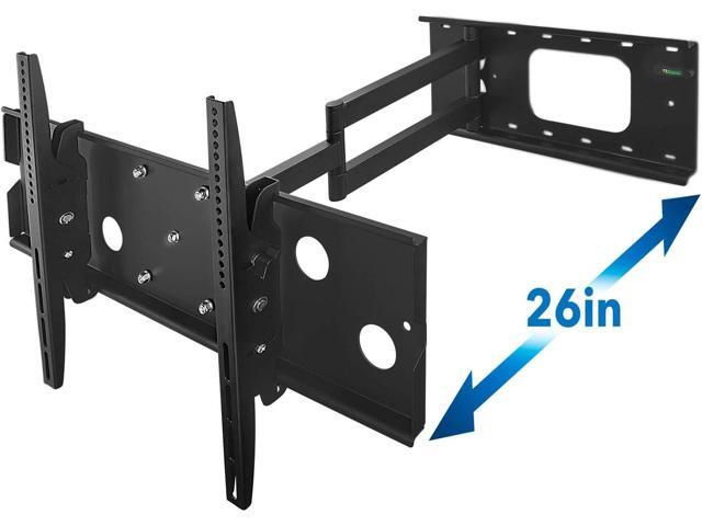 Mount-It! Long Arm TV Wall Mount with 26 Inch Extension, Swing Out Full Motion Design for Corner Installation, Fits 40 50, 55, 60, 65, 70 Inch Flat...