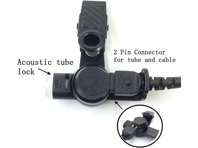 KCTIN Earpiece for Midland Walkie Talkies with Mic Security Headsets for GXT1000VP4 LXT500VP3 GXT1050VP4 GXT1000XB (2Packs)