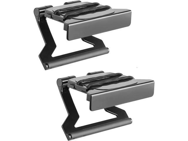 Mount Plus MP-APM-03-01 Top Shelf TV 5-inch Wide Flat Panel Adjustable Clip Mount Holder for Streaming Device, Media Boxes, Speakers and Mount Made...