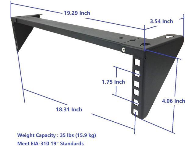 Jingchengmei 2U 19 Inches Lightweight Folding Steel Wall Mountable Simple Vertical Rack and Server Rack (1)