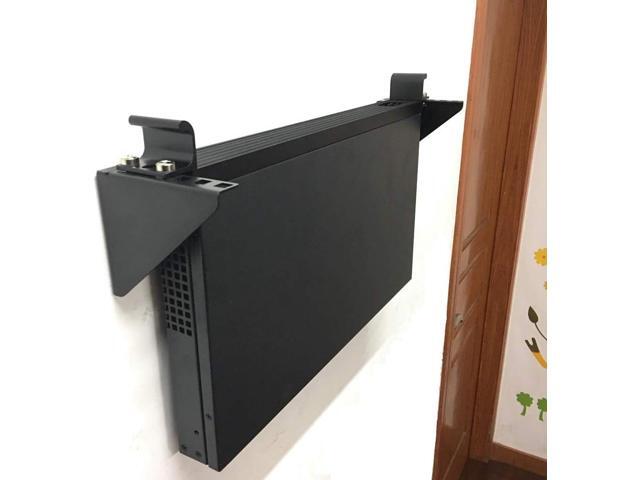 Jingchengmei 3U Lightweight Foldable Wall Mount Patch Panel Bracket - 19 inch Steel Vertical Mounting Bracket for Network and Data Equipment (3U35P)