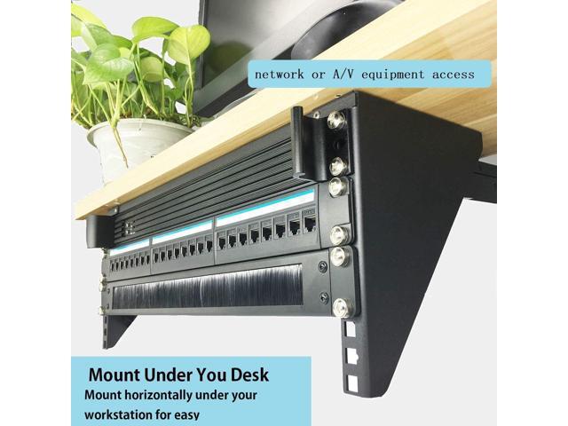 JINGCHENGMEI 19 Inch 4U Heavy Duty Vertical Wall Mountable Rack and 125 lb Wall Mountable Server Rack (1)