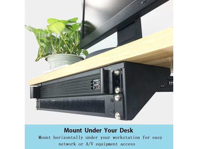 JINGCHENGMEI 19 Inch 2U Heavy Duty Vertical Wall Mountable Rack and 125 lb Wall Mountable Server Rack (1)