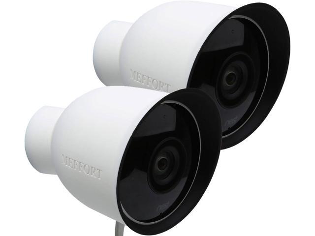 Silicone Skin Case Cover with Dual Layer Sunshade Design (Clear Night Vision) for Nest Cam Outdoor Wired (1st Generation), Offer Sun Glare UV...