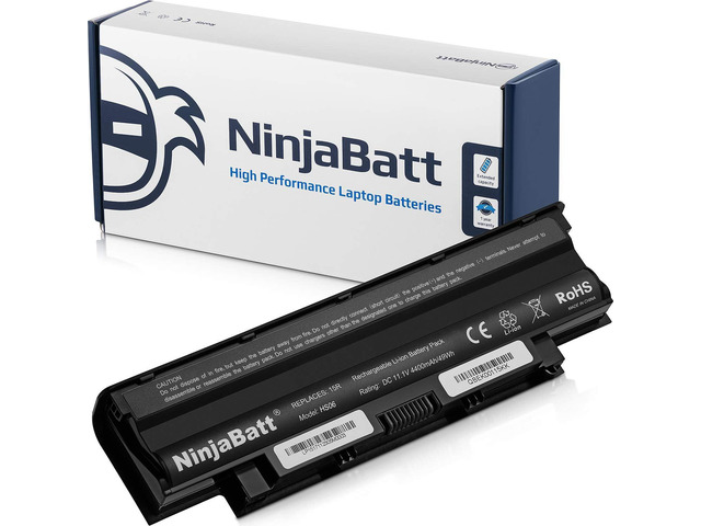 NinjaBatt Battery for Dell J1KND N7110 N5010 N4110 N7010 3750 N5110 N4050 9T48V M5030 N5030 3550 N5050 N5040 3520 17R 1540 4T7JN P20G N4010 3420...