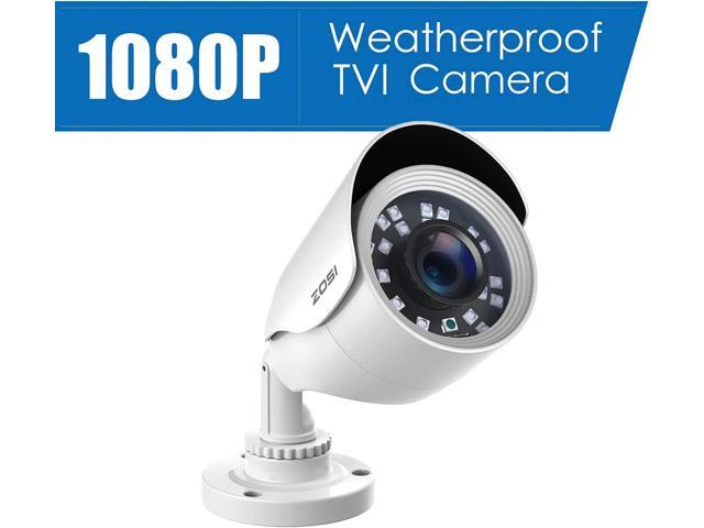 ZOSI 4 Pack HD-TVI 1920TVL 1080p Home Security Camera Outdoor Indoor, Weatherproof Surveillance CCTV Bullet Camera with 80ft Long Night Vision and...